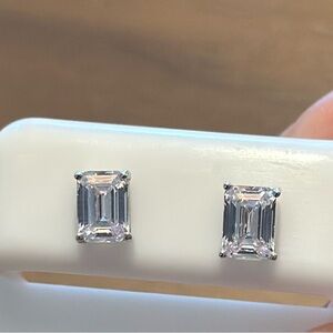 Radiant Silver Crystal Earrings